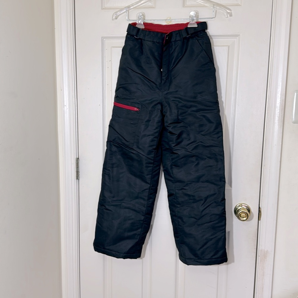 Swiss Tech Boys Black Snow Pant Size Large 10/12 Excellent condition - Picture 3 of 7
